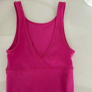 Lululemon power pivot ribbed tank top